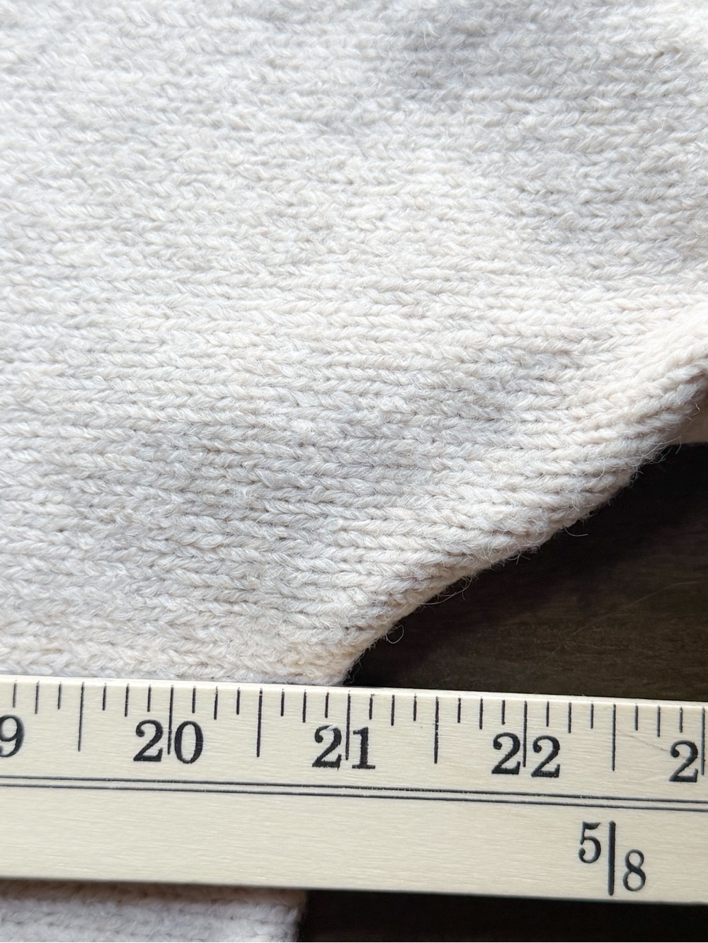 Cynthia Rowley Cream Heart Knit Sweater Cozy Pullover Cozy Fall Quiet Luxury EUC - Picture 6 of 8